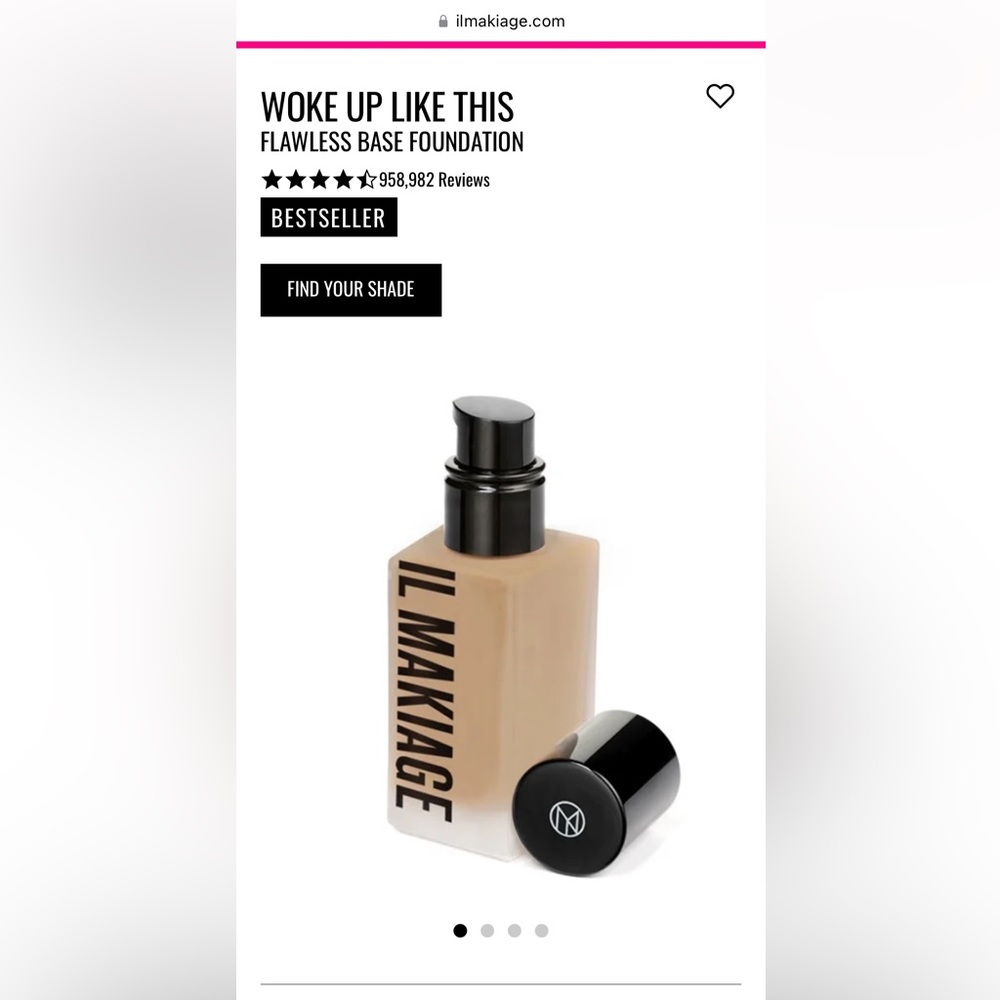 IL MAKIAGE WOKE UP LIKE THIS 040 Flawless Base Foundation 1oz/30ml New with Box